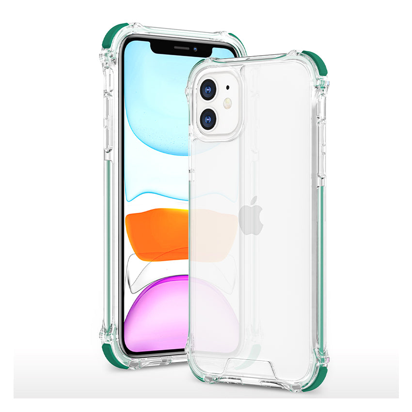 Rainbow Case iPhone 11 / 11 mini green