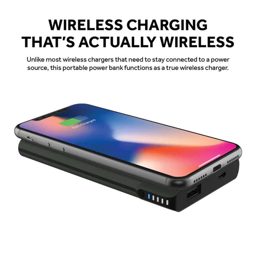 Reserve Wireless Charging Power Bank, 5000mAh