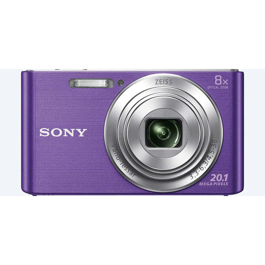 SONY CYBERSHOT W830 20MP 8X ZOOM DIGITAL CAMERA-black-purple