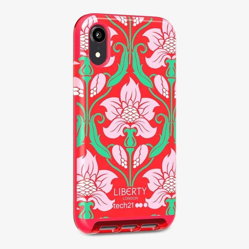 Tech21 Evo Luxe Liberty Azelia iPhone XR - T21-6127 Red-2- Fonez-Keywords : MacBook - Fonez.ie - laptop- Tablet - Sim free - Unlock - Phones - iphone - android - macbook pro - apple macbook- fonez -samsung - samsung book-sale - best price - deal