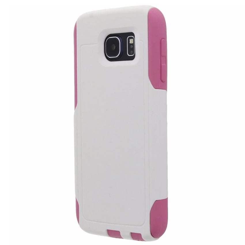 commuter-case-samsung-galaxy-s6-white-pink- Fonez-Keywords : MacBook - Fonez.ie - laptop- Tablet - Sim free - Unlock - Phones - iphone - android - macbook pro - apple macbook- fonez -samsung - samsung book-sale - best price - deal